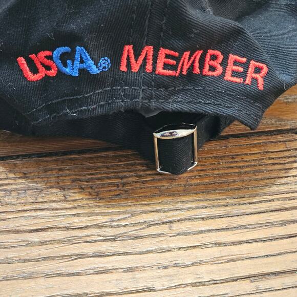 2014 US Open Championships Hat Cap Pinehurst No. 2 StrapBack USGA MEMBER Black - Picture 5 of 8